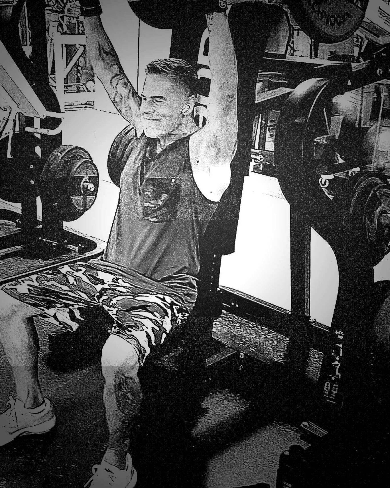 Nací deportista entrenado a diario en el gym